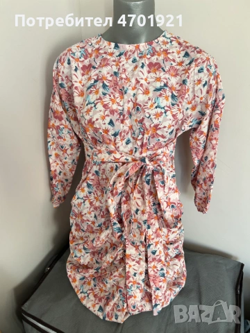 Дамска рокля на цветя, снимка 8 - Рокли - 53136614