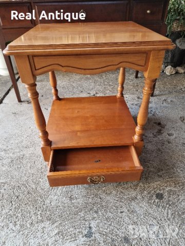 Уникална антикварна дизайнерска шведска масичка , снимка 6 - Антикварни и старинни предмети - 42420125