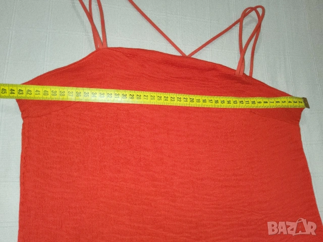 Лятна рокля с презрамки на H&M р-р р 44 по EUR номерация, снимка 2 - Рокли - 54363796