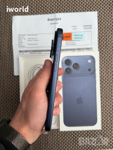 НОВ❗️24М ГАР.❗️1Tb⚠️ iPhone 17 Pro Max ❗️Лизинг от 58€/мес❗️ 1000Gb  Deep Blue, снимка 6 - Apple iPhone - 53902002