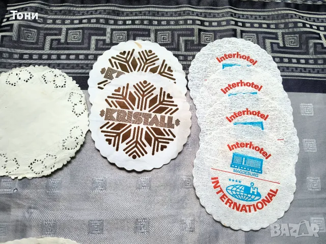 Колекция салфетки 290 броя от 70  години , снимка 18 - Колекции - 50178698