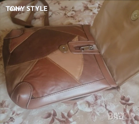 M.C Нова Мъжка Чанта Изцяло от Естествена Кожа , снимка 8 - Чанти - 51489841