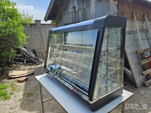 Топла Витрина Бен-мари със сух нагревател отдолу със ваничка за Вода за създаване на Пара , снимка 2 - Обзавеждане на кухня - 54229663