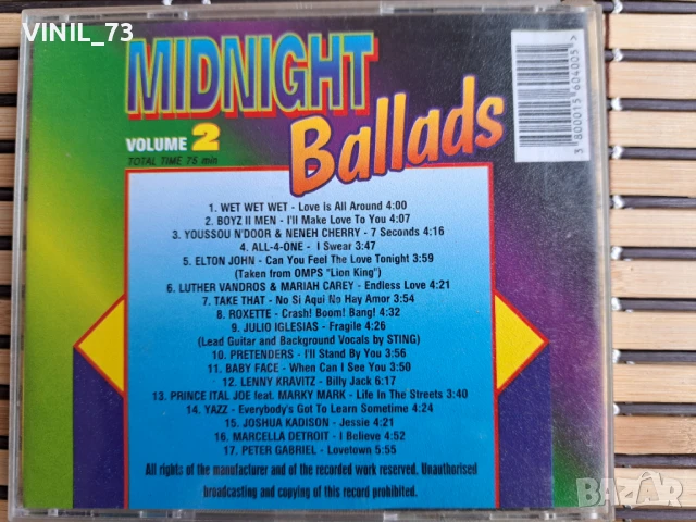 Midnight Ballads Volume 2, снимка 3 - CD дискове - 50733837