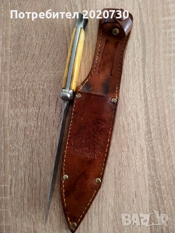 Лован нож с кания, снимка 2 - Ножове - 45729622