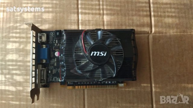  Видео карта NVidia GeForce MSI N630GT HDMI 2048MB GDDR3 128bit PCI-E