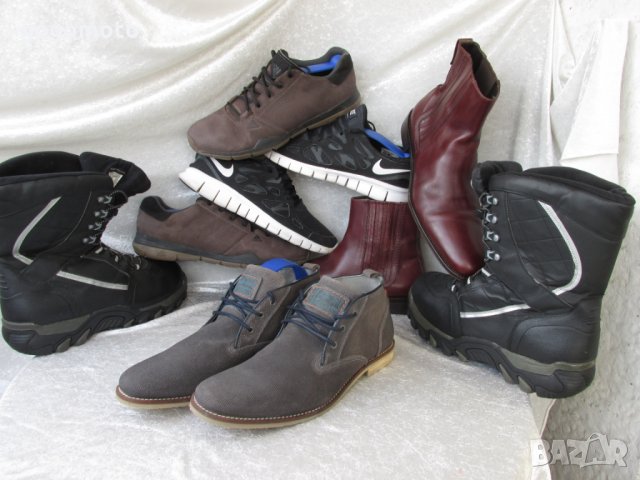 КАТО НОВИ Limited Edition кларкове 44 - 45 original  Bullboxer®, BIG BOY, подметка естествен каучук, снимка 6 - Мъжки боти - 31389172