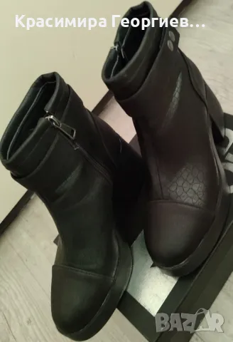 Дамски боти еко кожа , снимка 4 - Дамски боти - 47729027
