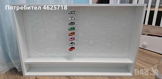 Етажерка за 80 колички 1:64 Hot Wheels, Matchbix и др., снимка 5 - Секции и витрини - 53259047