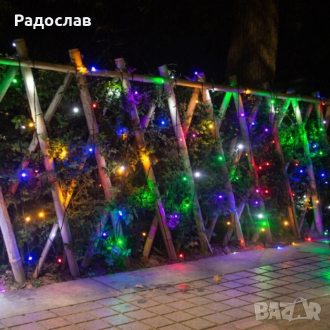 Водоустойчиви Коледни Led лампички Звездно небе - 50 метра 240 светлини, снимка 3 - Лед осветление - 51987843