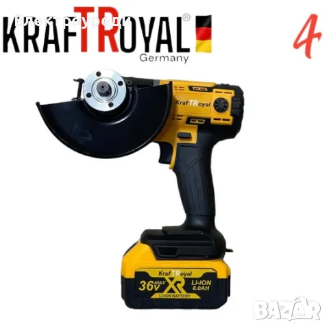 5в1 Универсален Инструменти с 5 Приставки Сменяеми Глави KRAFTROYAL 36V Водоструйка Винтоверт Гайков, снимка 6 - Винтоверти - 47628031