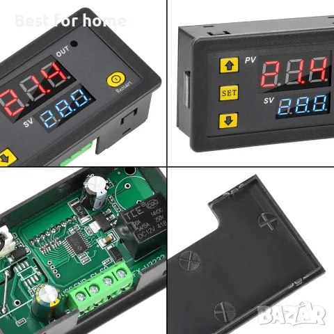 Aideepen W3230 20A 12V цифров термостат, цифров регулатор на температурата, отопление, охлаждане, снимка 8 - Друга електроника - 55926111