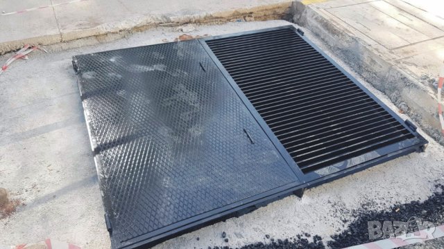 метален КАПАК за шахта --Решетки за дъждоприемни канали и шахти --капаци от ЧУГУН --капаци за Басейн, снимка 6 - Строителни материали - 42133877