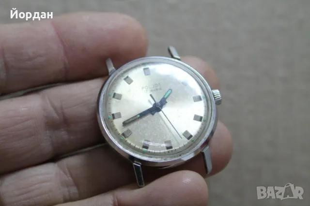 СССР мъжки часовник ''Полет'' 17 камъка /стоманен корпус/, снимка 12 - Мъжки - 49212363