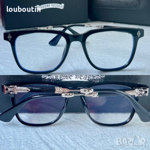 CHROME HEARTS прозрачни слънчеви,диоптрични рамки очила за компютър, снимка 2 - Слънчеви и диоптрични очила - 44667231