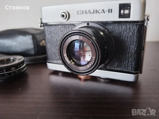 Фотоапарат CHAJKA-II USSR с два обектива , снимка 8 - Фотоапарати - 56183024