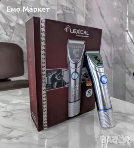 Акумулаторна машина Lexical LHC-5670 за коса и брада, 5W, 2200mAh, LCD дисплей, снимка 10 - Машинки за подстригване - 49394061