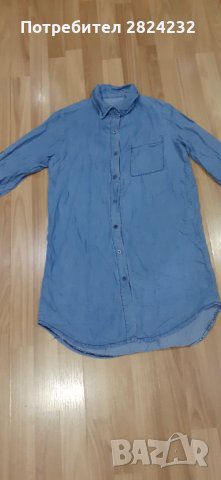 Дънкова рокля тип риза на CAP, снимка 1