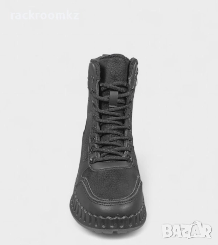 Дамски зимни боти с топъл хастар и дебела подметка W210163 black, снимка 3 - Дамски боти - 52379242