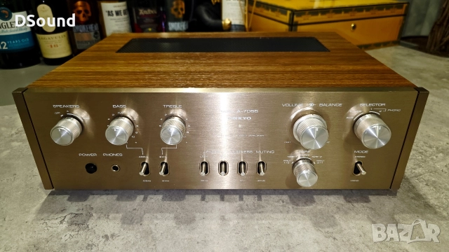 ONKYO A-7055 – Лимитирана Серия №107/200, Old Gold –Class A, снимка 15 - Ресийвъри, усилватели, смесителни пултове - 52587626