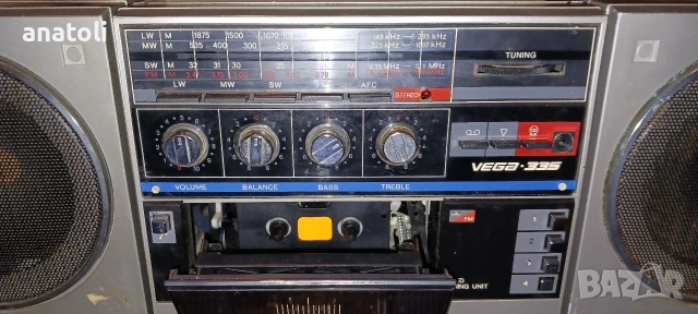 Касетофон Вега-335, снимка 8 - Радиокасетофони, транзистори - 53355905