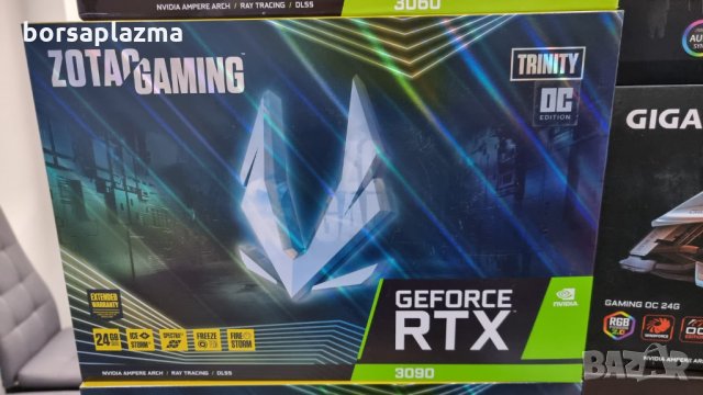 ZOTAC GAMING GeForce RTX 3090 Trinity, 24576 MB GDDR6X - 07.10, снимка 1 - Видеокарти - 32399424