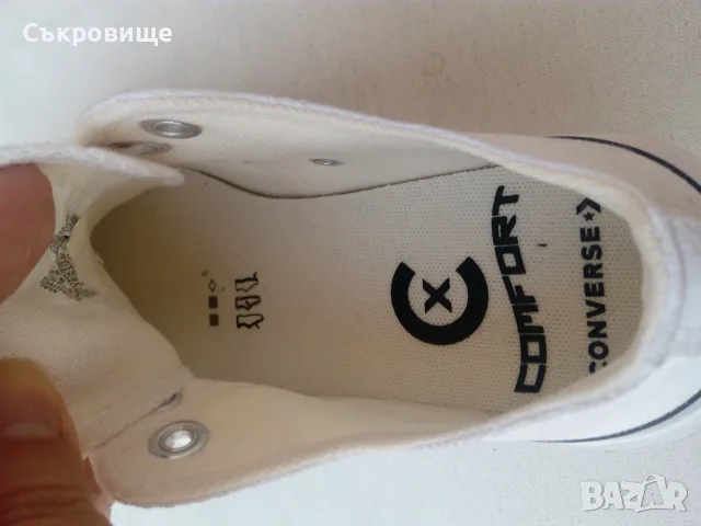 Нови Кецове Converse Chuck Taylor All Star Lift Ox, Бял, Жени, снимка 8 - Кецове - 56151863