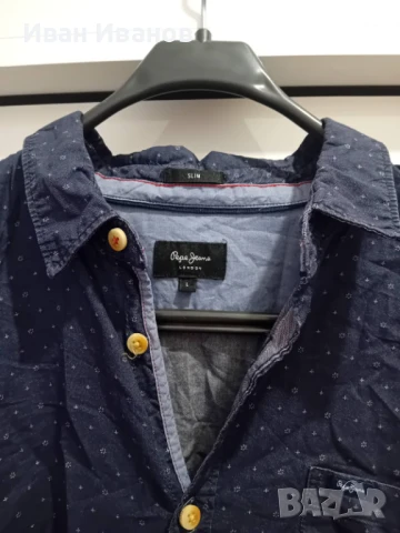 Оригинална мъжка риза Pepe Jeans, снимка 12 - Ризи - 50669576