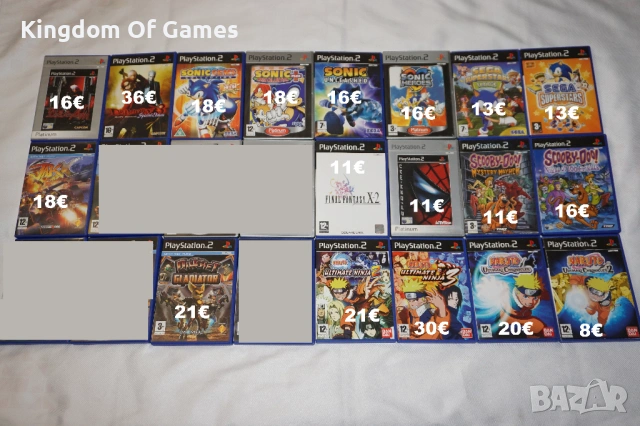 Игри за PS2 Devil May Cry 3/Sonic Mega Collection Plus/Jak X/Ratchet And Clank/Naruto 2 3/Scooby-Doo