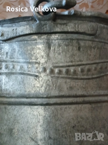 Стар ретро бъкърен котел , снимка 5 - Антикварни и старинни предмети - 53246714