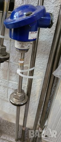 термосъпротивление, терморезистор платина 100 ома ТСП BG Pt100 SENSOTECH сглава и фланец ф10