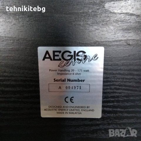 ⭐⭐⭐ ACOUSTIC ENERGY AEGIS CENTRE ⭐⭐⭐  Голям и мощен английски център, 175 вата, 7кг, снимка 9 - Тонколони - 27993717