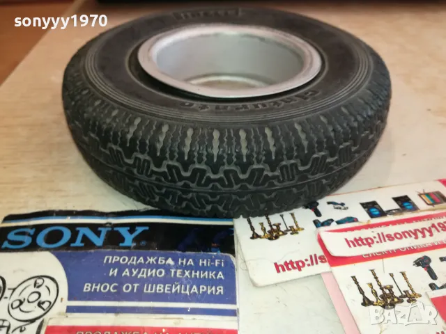 PIRELLI-ГУМА ПЕПЕЛНИК-ВНОС SWISS 2511241202, снимка 3 - Антикварни и старинни предмети - 48097135