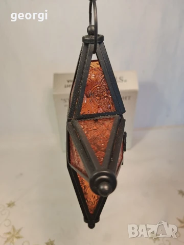 коледна витражна стъклена звезда фенер   26/2, снимка 4 - Декорация за дома - 50598288