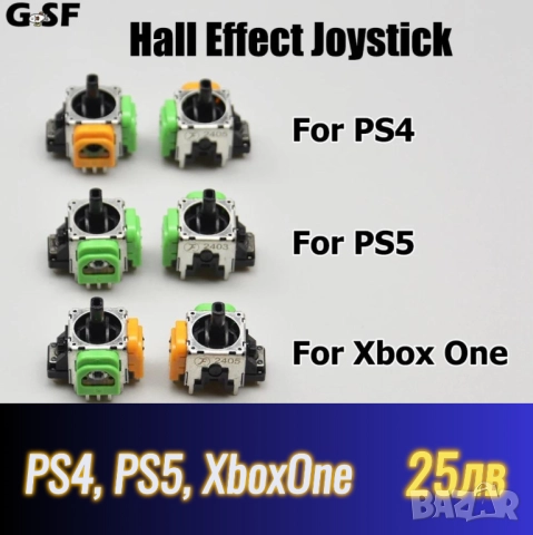 Favor Union Hall Effect аналогов стик за PS4, PS5, Xbox One