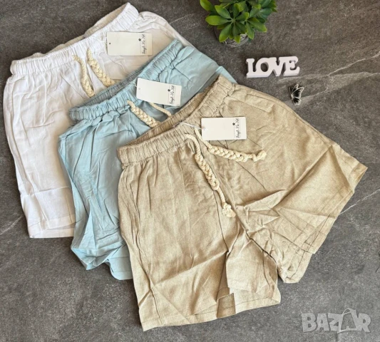 ленени къси панталонки