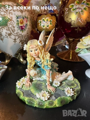 The Leonardo Collection by Christine Haworth "Among the Waterlilies" - “Феята на лилиите” Код P2005, снимка 6 - Декорация за дома - 53936260