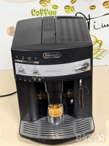 Кафемашина кафе автомат delonghi magnifica с гаранция, снимка 5 - Кафемашини - 53015112