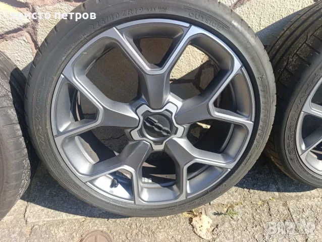 Оригинални алуминиеви джанти за Fiat 500 19 цола 225/40R19 DUNLOP SPORT MAXX RT 93Y XL, снимка 5 - Гуми и джанти - 55835812