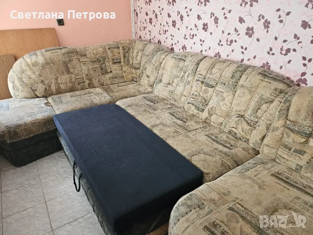 холова гарнитура , диван , функция сън, снимка 3 - Дивани и мека мебел - 50177175