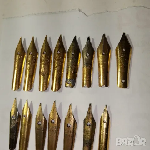 Позлатени пера за писалки, снимка 2 - Други - 47926926