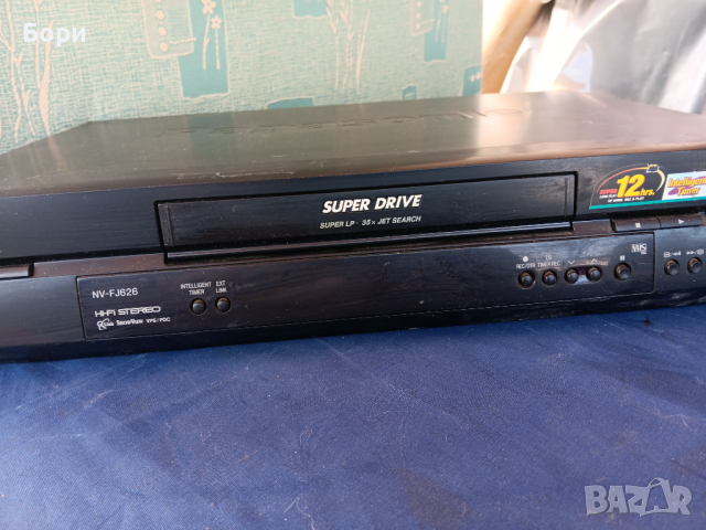 Panasonic NV-FJ626 HI-FI Stereo VHS, снимка 3 - Плейъри, домашно кино, прожектори - 44698205