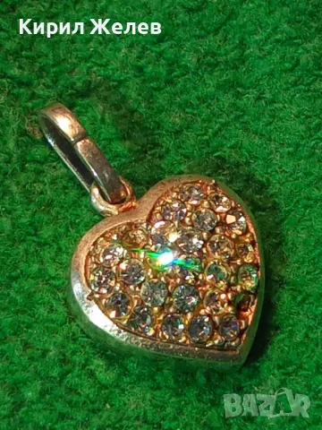 СТАР ФИН СРЕБЪРЕН ПЕНДАНТ СЪРЧИЦЕ СРЕБРО ВИСОКА ПРОБА ИНКРУСТИРАН с БЛЕСТЯЩИ ЦИРКОНИ 48596, снимка 12 - Колиета, медальони, синджири - 48901710