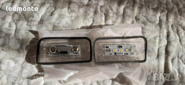 Лед Светлина на регистрационния номер Mercedes Benz C W203 CLK W209 SL R230 CSV, снимка 2 - Аксесоари и консумативи - 31454506