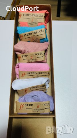 Многоцветни дамски чорапи 6 бр., снимка 4 - Дамски чорапи - 44498671