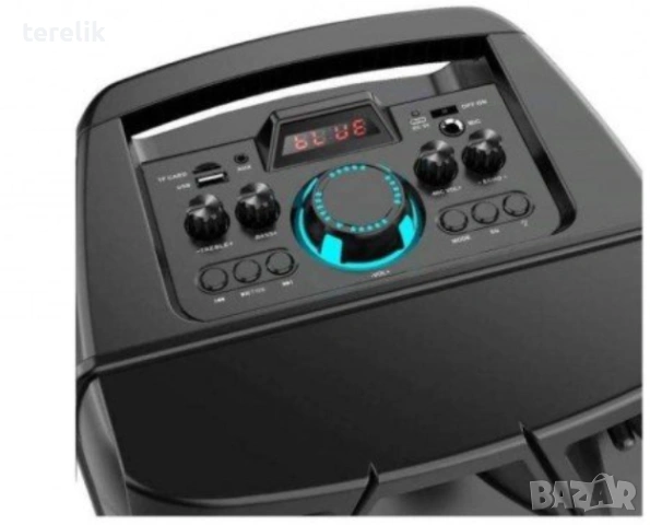 №1 Нова ZQS 8210 2х8 120W 6500mah 2 микрофона ПРЕНОСИМА КАРАОКЕ КОЛОНА От вносител 12 месеца гаранци, снимка 18 - Аудиосистеми - 53165264