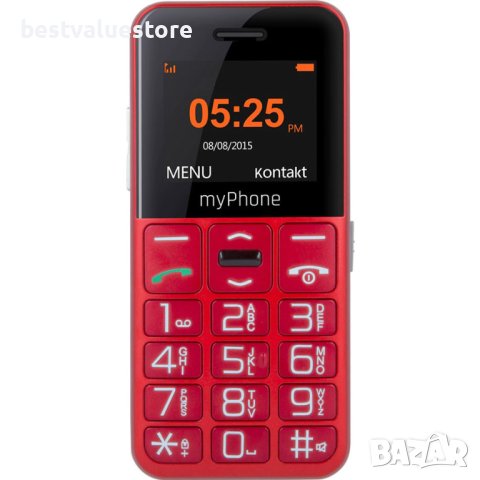 Мобилен Телефон Gsm Myphone Halo Easy Red 1.70 ", Задна Камера 0.3 Mpx