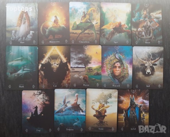 Оракул карти с животни: Divine Animals Oracle & Spirit Animal Wisdom & Whispers of the Ocean, снимка 13 - Карти за игра - 42292933