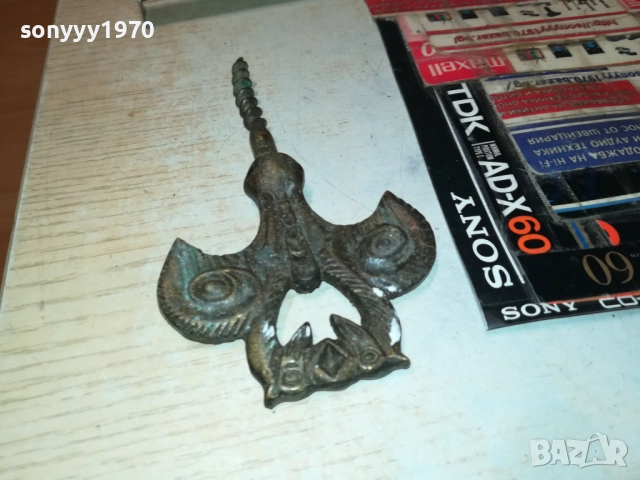 РЕТРО ТИРБУШОН-АНТИКА//ПАТИНА//РЕЛИКВА 0211251429, снимка 6 - Антикварни и старинни предмети - 52263744