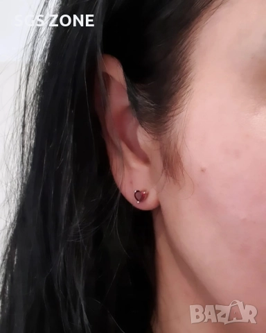 Сребърни обеци с топаз, гранат, аметист, перидот, цитрин и други естествени камъни, снимка 13 - Обеци - 52277792